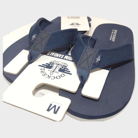 Docker's Premium Kids Navy Blue Sandals M 13/1 - Picture 9 of 11